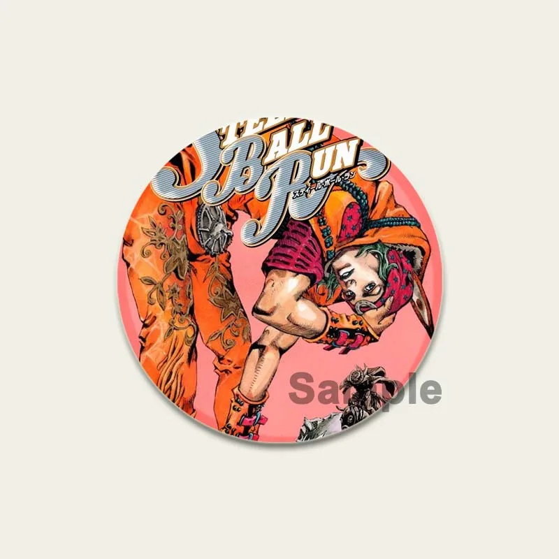 Jojo's Bizarre Adventure Anime Brooch Collection - HD Print Pins