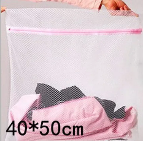 

Mesh Laundry Wash Bags Foldable New Zippered 3 Sizes Lingerie Bra Socks Underwear Washing Machine Clothes Protection Net