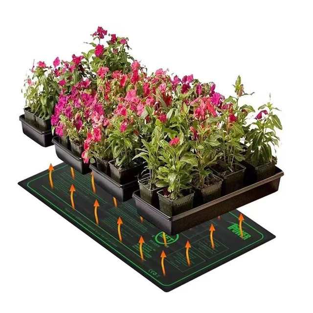 Pvc Palánták Fűtés Mat Elektromos Ip67 Vízálló Hordozható Kábelteljesítmény Beltéri Csere Párnák Melegebb Kiegészítők - Image 5