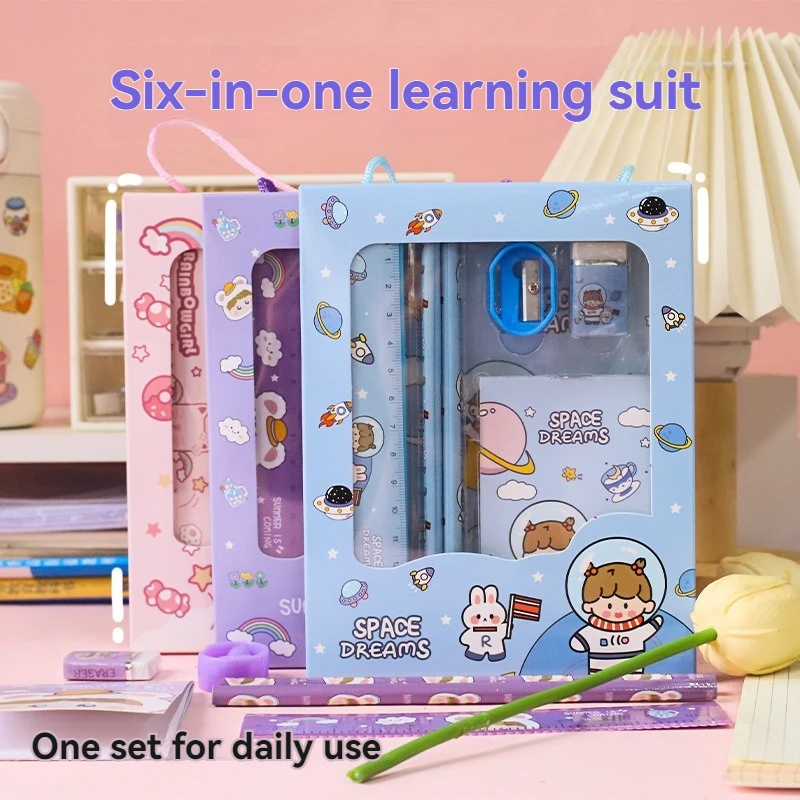 Cartoon-Themed Stationery Gift Set