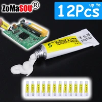 1-12Pcs Thermal Paste Conductive Heatsink Plaster Viscous Adhesive For Chip VGA RAM LED IC Cooler Radiator Cooling Sealers 1