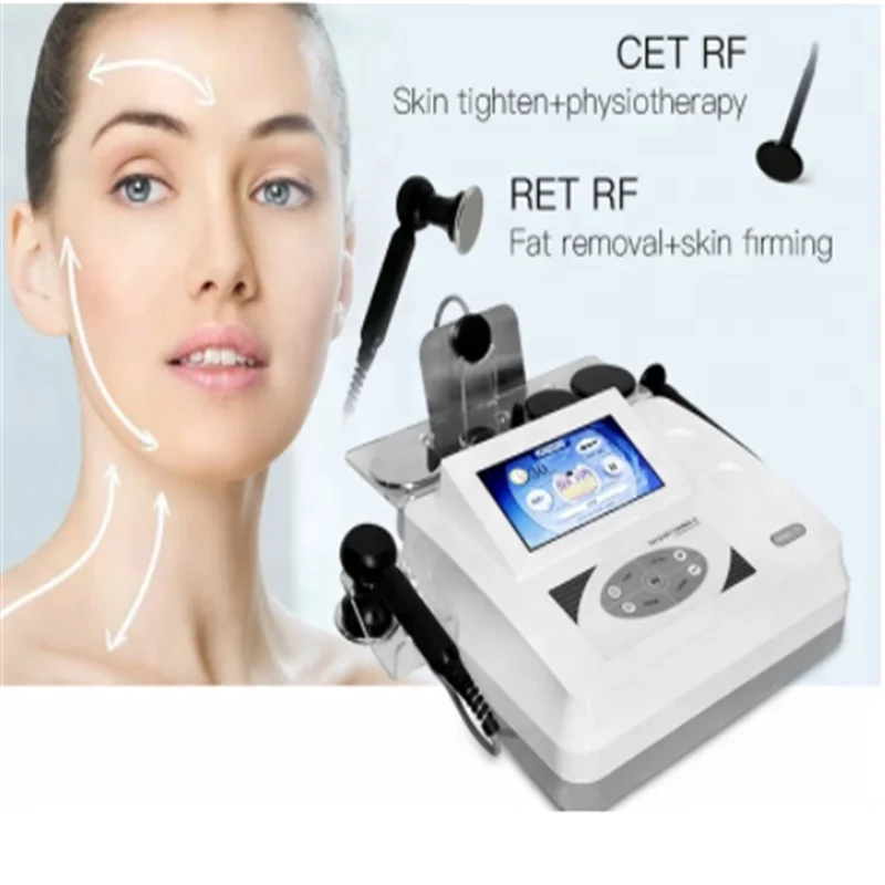 448KHz CET RET Tecar Physical Therapy Physiotherapy Diathermy Pain Management Machine Body Cellulite Slimming Machine