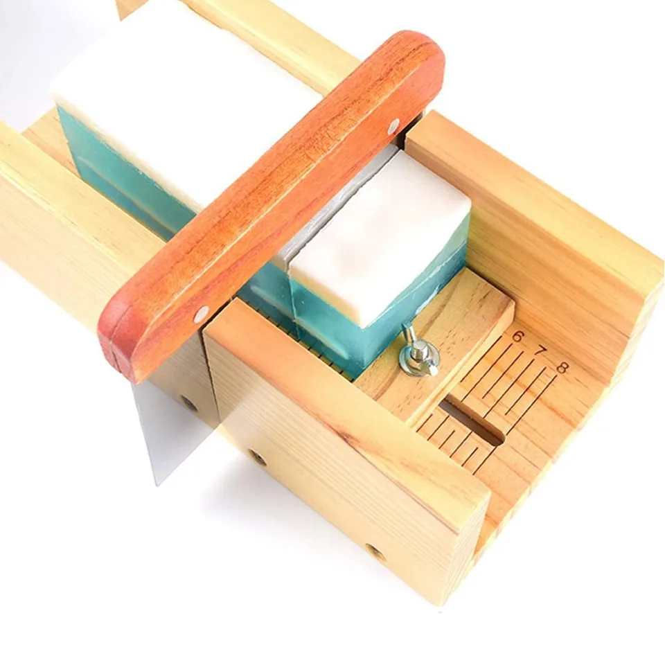 K di stampi per sapone con scatola di legno rettangolare