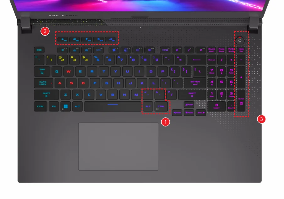 Rog Laptop Strix Scar G733 Keyboard Cover Rog Strix Scar 17 G733