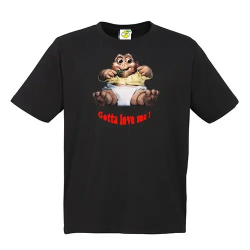 Dinosauri Tv Anni '90, Baby Sinclair Deve Amarmi!, Maglietta Retrò, Nuova, Bambini