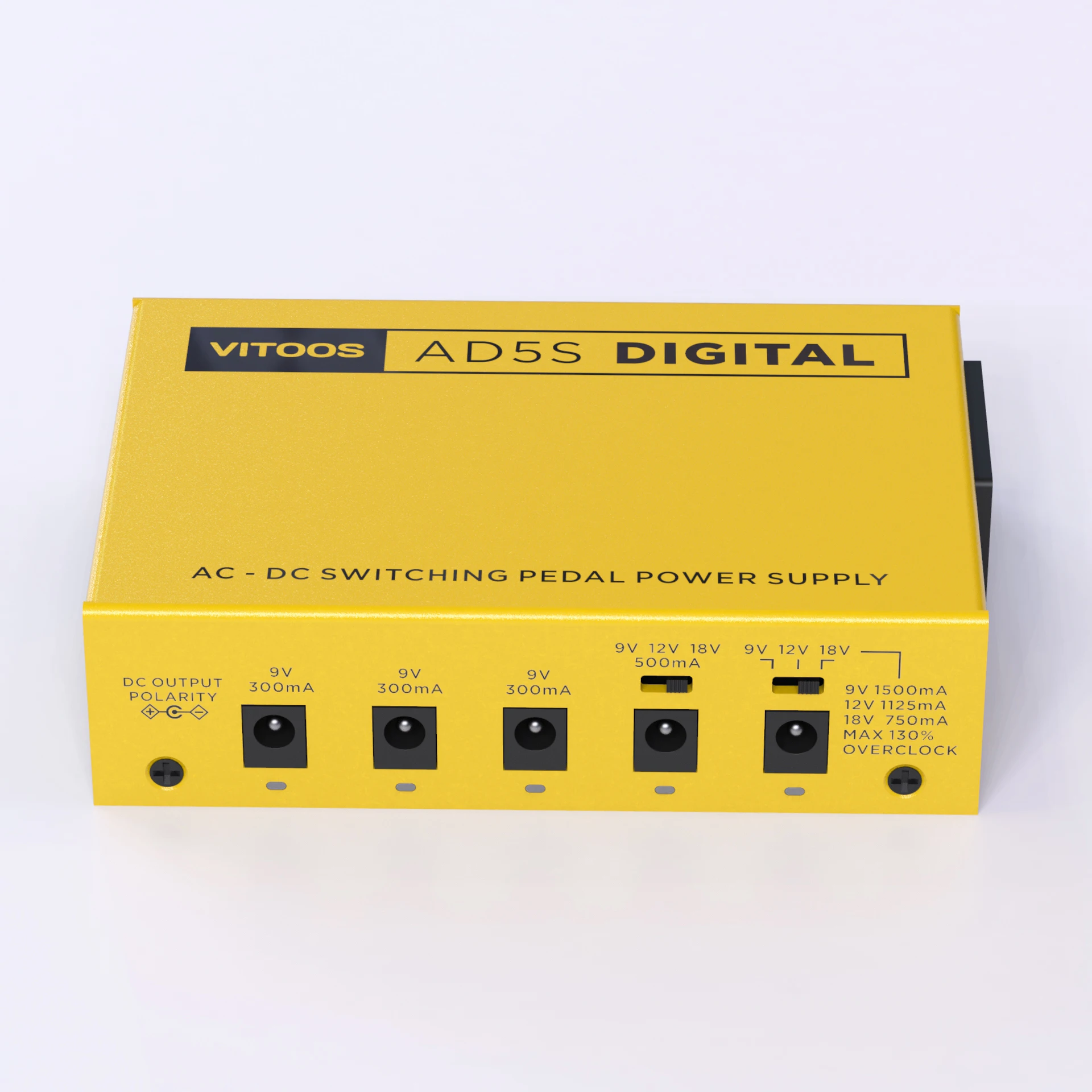 VITOOS AD5S DIGITAL effect pedal power supply fully isolated Filter ripple Noise reduction High Power Digital effector digital effect pedal power supply
