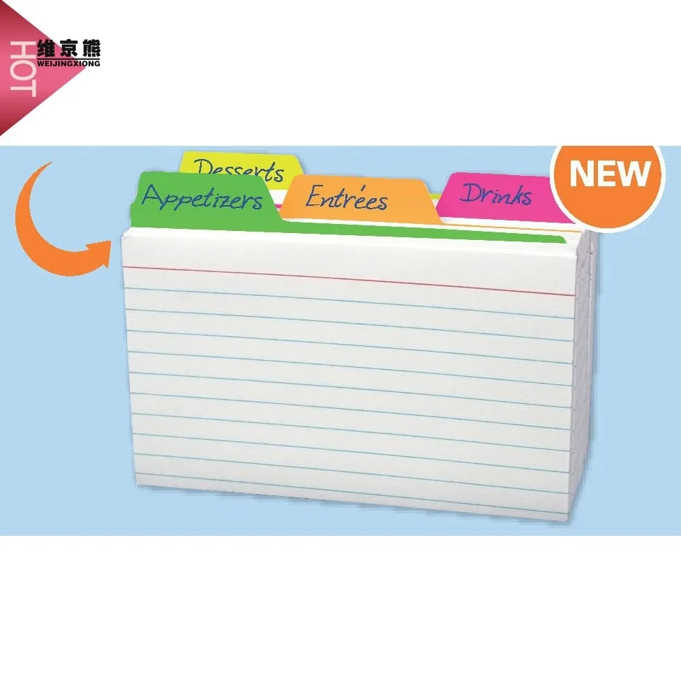 3X5 4X6 Inch American Index Card Index Cards Word Card Learning