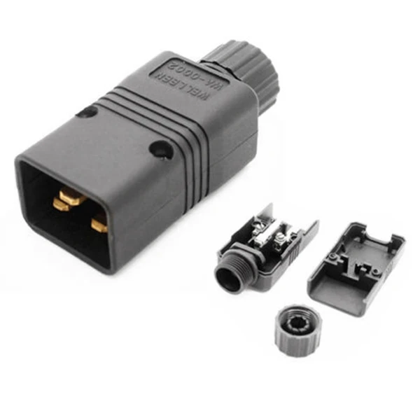 UPS Power IEC Male C20 Plug Power Cord Cable Plug Rewirable 16A / 250V