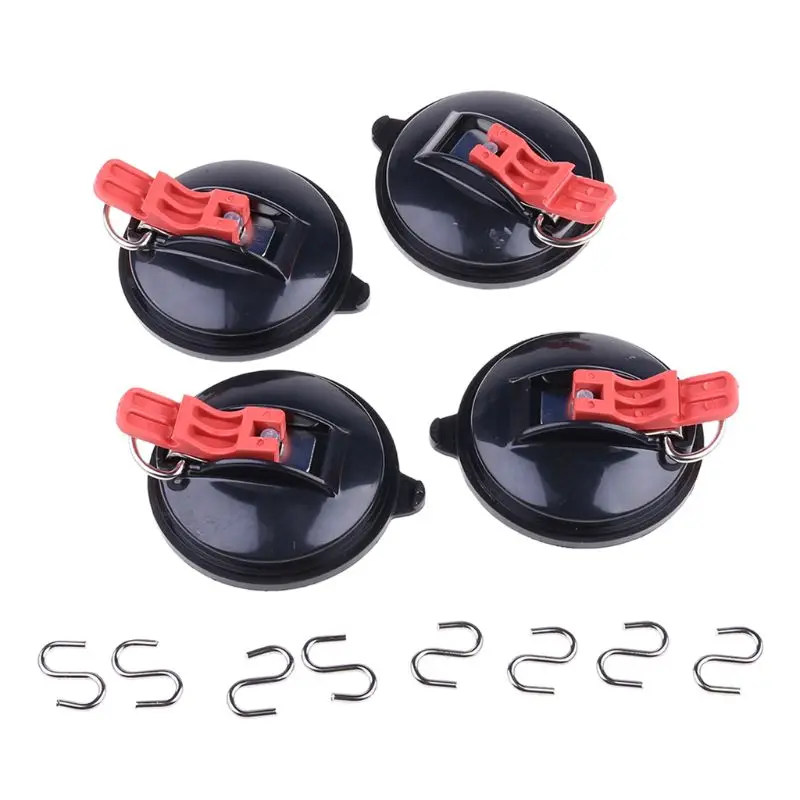 

367D Suction Cup Anchor Heavy Duty Tie Down Car Mount Luggage Tarps Tents with Securing Hook Universal Suitable for Car Truck