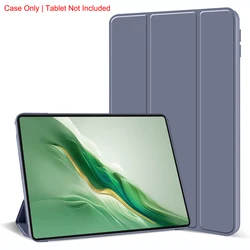 Tri - fold Flip Magnetic Stand Protective Tablet Case with Auto Sleep/Wake Function for MagicPad 2 12.3 (YT Lavender Purple)