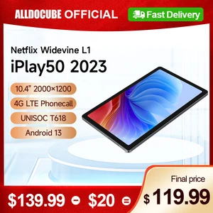 Alldocube iPlay50 планшет, экран 10,4 дюйма, Восьмиядерный, Android 13, 4/6 ГБ ОЗУ 64/2000 Гб ПЗУ