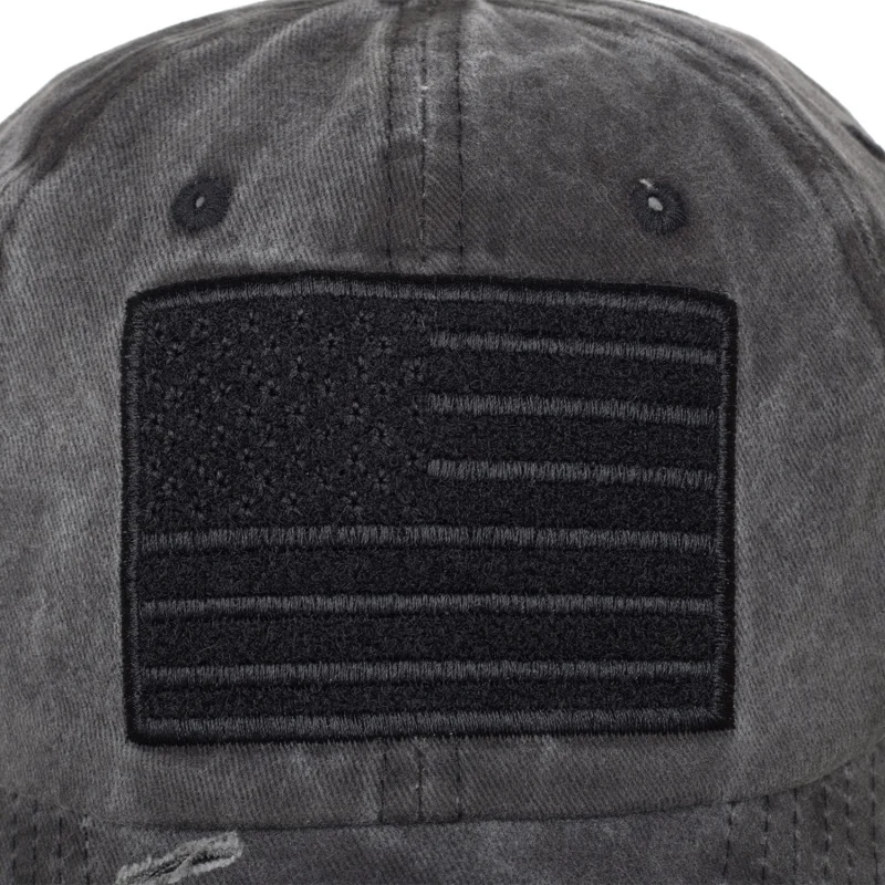 Outdoor Hunting Cap for Men Summer Sunshade Adjustable Snapback National Flag Embroidery Breathable Hat
