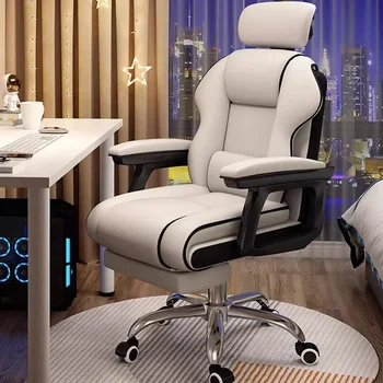 컴퓨터 게이밍 의자, 인체공학적 모바일 플레이시트 회전 의자, 작업 디자이너 암, 레이지 카데이라 게이머 사무실 가구