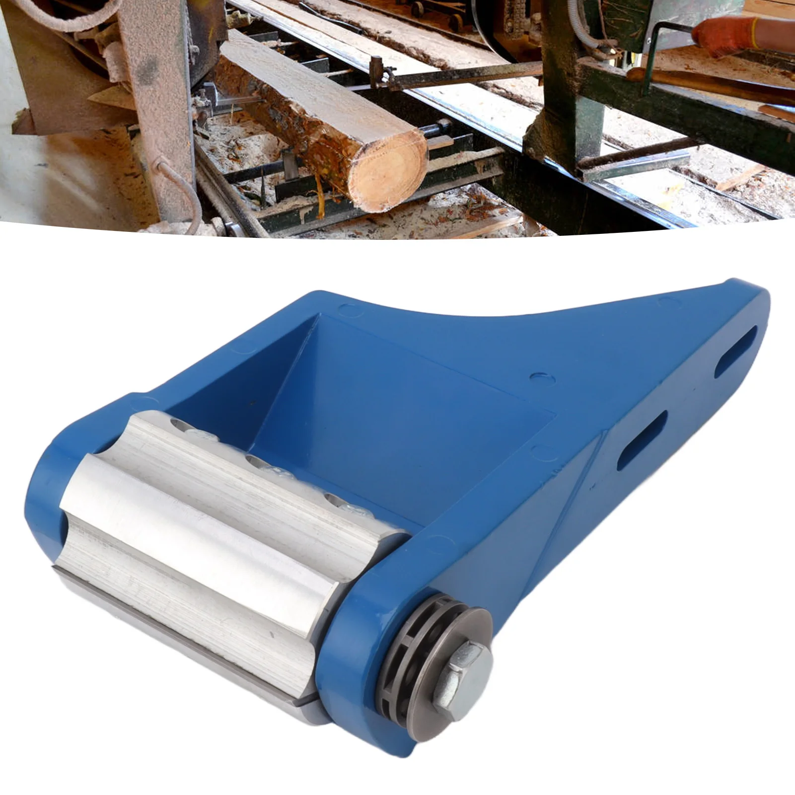 laserLogPeelerChainsawDrivenBlueLogDebarkingToolforLog