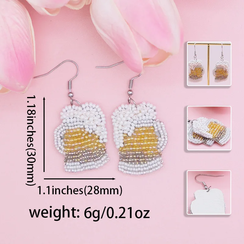 

Серьги в богемном стиле, оригинальные дизайнерские геометрические серьги ручной вязки из сплава