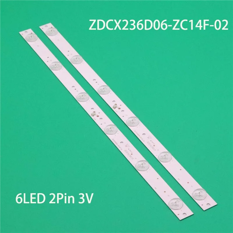 

Kits New LED TV's Illumination Bar ZDCX236D06-ZC14F-02 Backlight Strips HL-00240A28-0601S-02 A4 A5 Kits JL.D24061235-006BS-M_V01