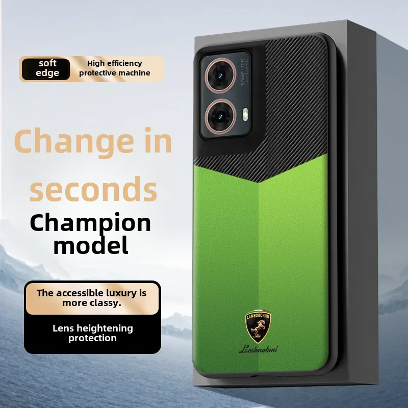 thumbnail image 1 of Funda de cuero de edición limitada para teléfono Motorola Moto G85, funda protectora exclusiva para computadora portátil S50 Neo Moto G85, 1 of 5
