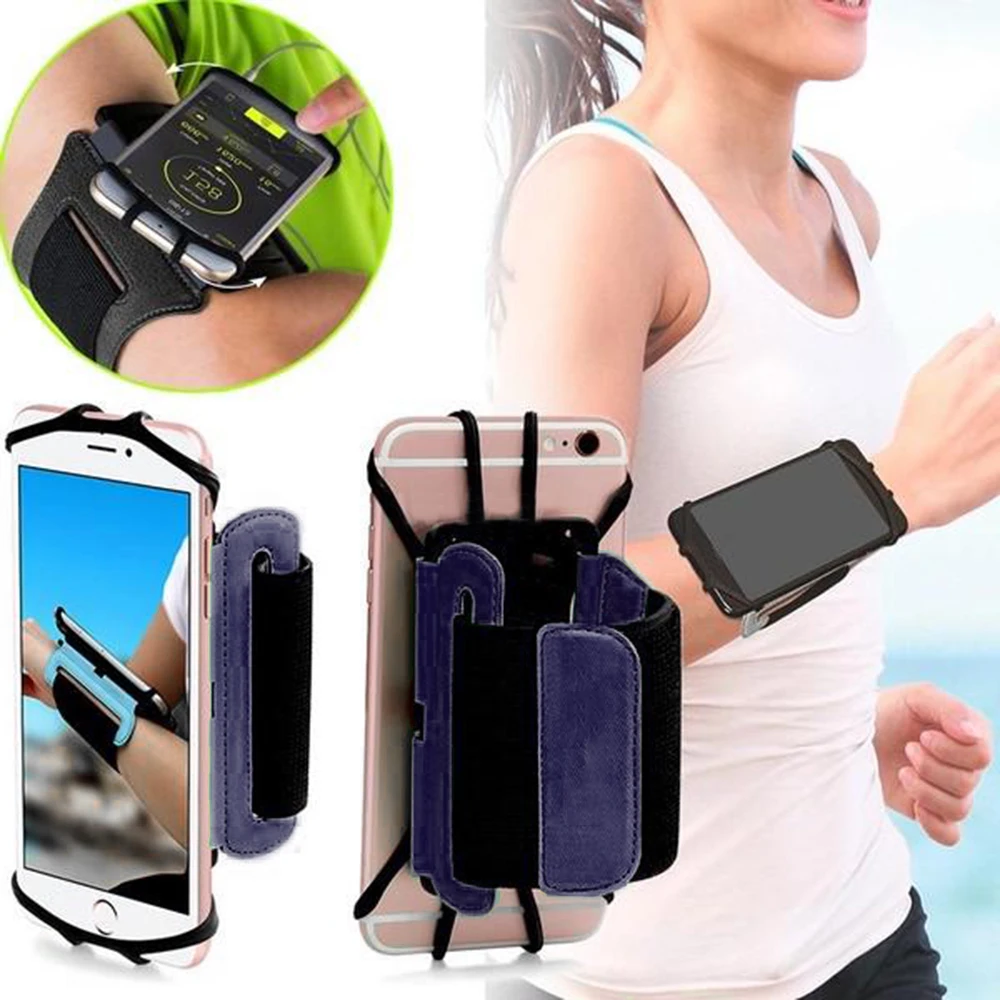 

Running And Fitness Adjustable Phone Holder 4-7.9 Inches Sports Arm Bag Fitness And Shaping Wrist Band Bag Ventilate 2 Options