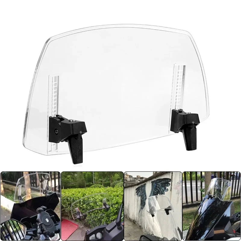 

Motorcycle Wind Deflector Windscreen Windshield For BMW R1200GS Honda Vfr 800 Yamaha Kawasaki Versys 650 Benelli Motor Parts