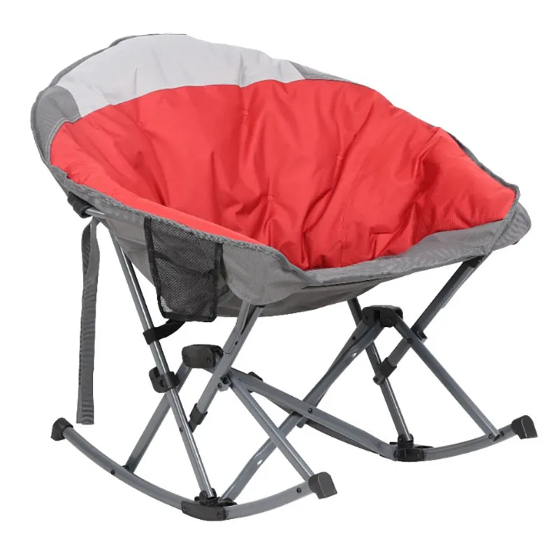 

Timber Ridge Rocking Club Camping Chair, Red and Gray, outdoor chair