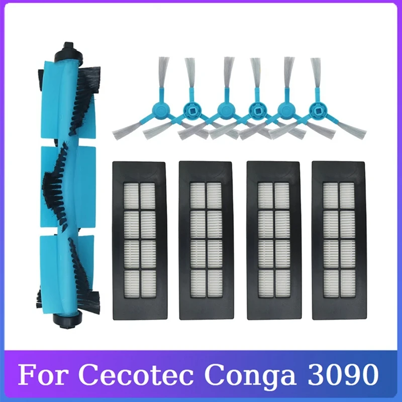 

11 шт., сменные детали для робота-пылесоса Cecotec Conga 3090