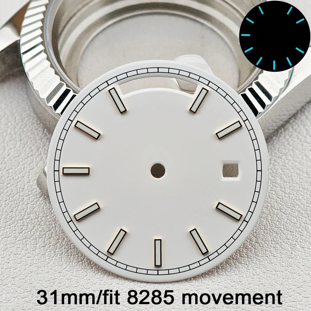 Luminous Blue-Green Dial with Dual Calendar - Watch Accessory
