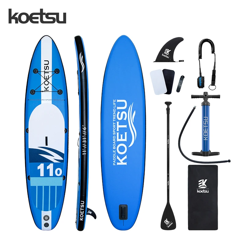 

KOETSU Inflatable Sup Paddle Board White Water Touring Racing Paddleboard Sea Surfing Sub Surfboard Professional Paddling