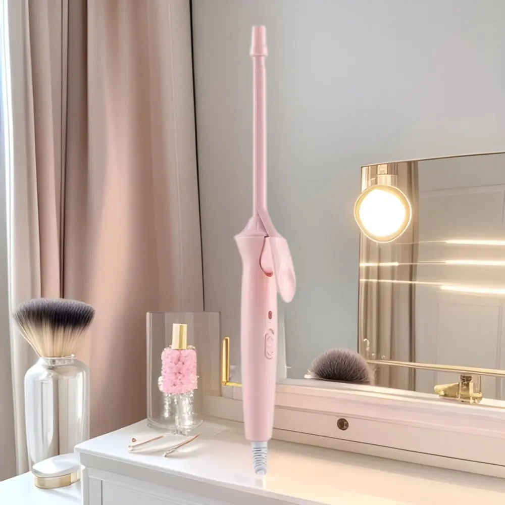 Ceramic Coating 9MM Hair Curler Constant Temperature Rapid Heating Mini Curling Wand Household Professional Curling Iron Salon