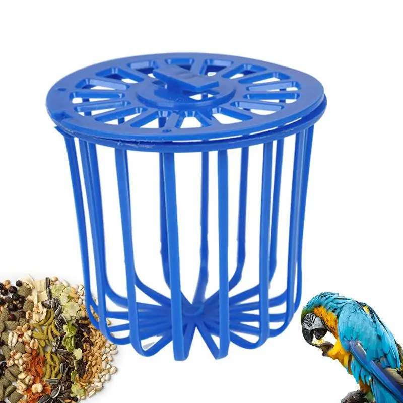 

Bird Fruit And Vegetable Baskets Parakeet Feeder 2 Pcs Bird Food Dish Nest Toy Durable Cage Feeder For Birds Parrots Cockatiel