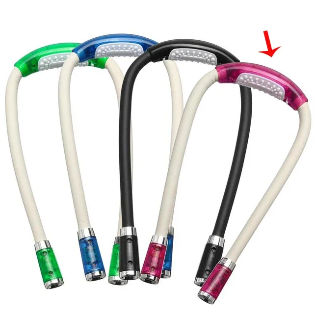 Adjustable 360° Flexible Hands-Free LED Neck Reading and Craft Light