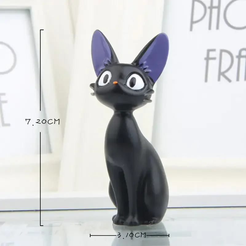 Diy Cartoon Black Cats Japanese Anime Figurine Resin Kawaii Cat Desktop Decor Fairy Garden Miniatures Home Decor ornament crafts,miniature figurines,resin ornaments,miniature ornament,resin crafts,anime figure toy,cat figurine decoration,desk decor,cat figurines