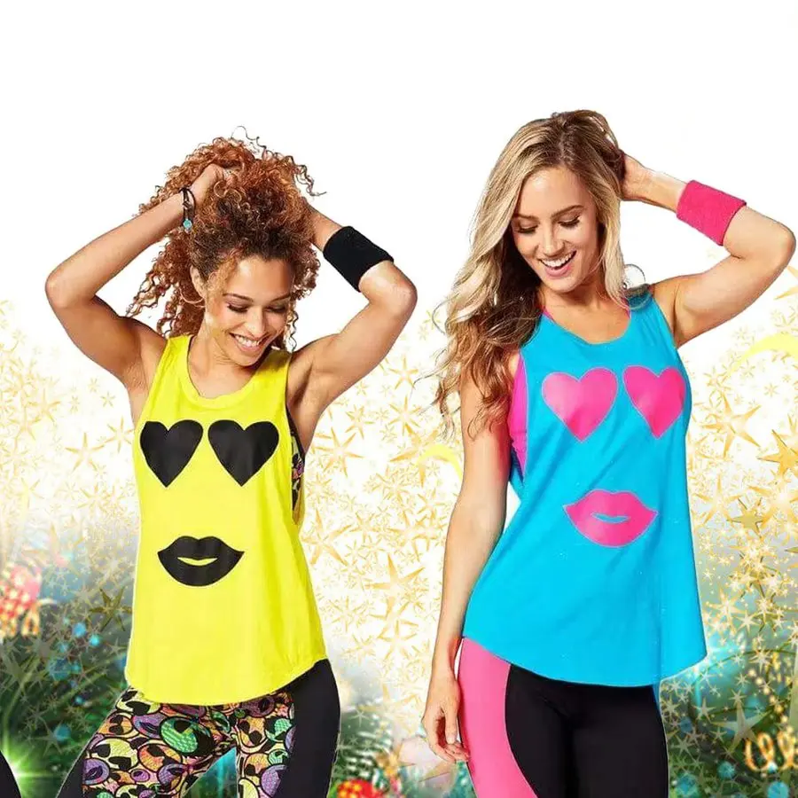 descanso Línea de visión Bosque Ropa de zumba para mujer, Ropa de baile fu, fitness, ropa de verano, ropa  aeróbica, ropa deportiva, tops de ejercicio de yoga para mujer, novedad| |  - AliExpress