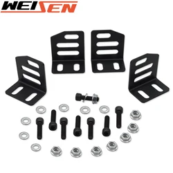 Supports de montage de siège latéral de conduite bas réglable, accessoires de voiture, convient à la plupart des glissières de sièges de mariée Sparco Recaro 