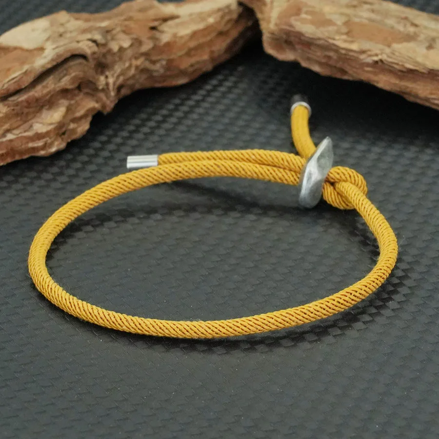 Thin Cord Chain Bracelet for Men and Women