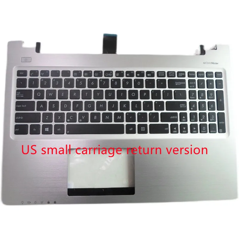 

New Silver Case Shell For ASUS K56 k56C K56CB K56CM K56CA A56 A56C S56C Laptop Palmrest Upper Top Cover with Keyboard