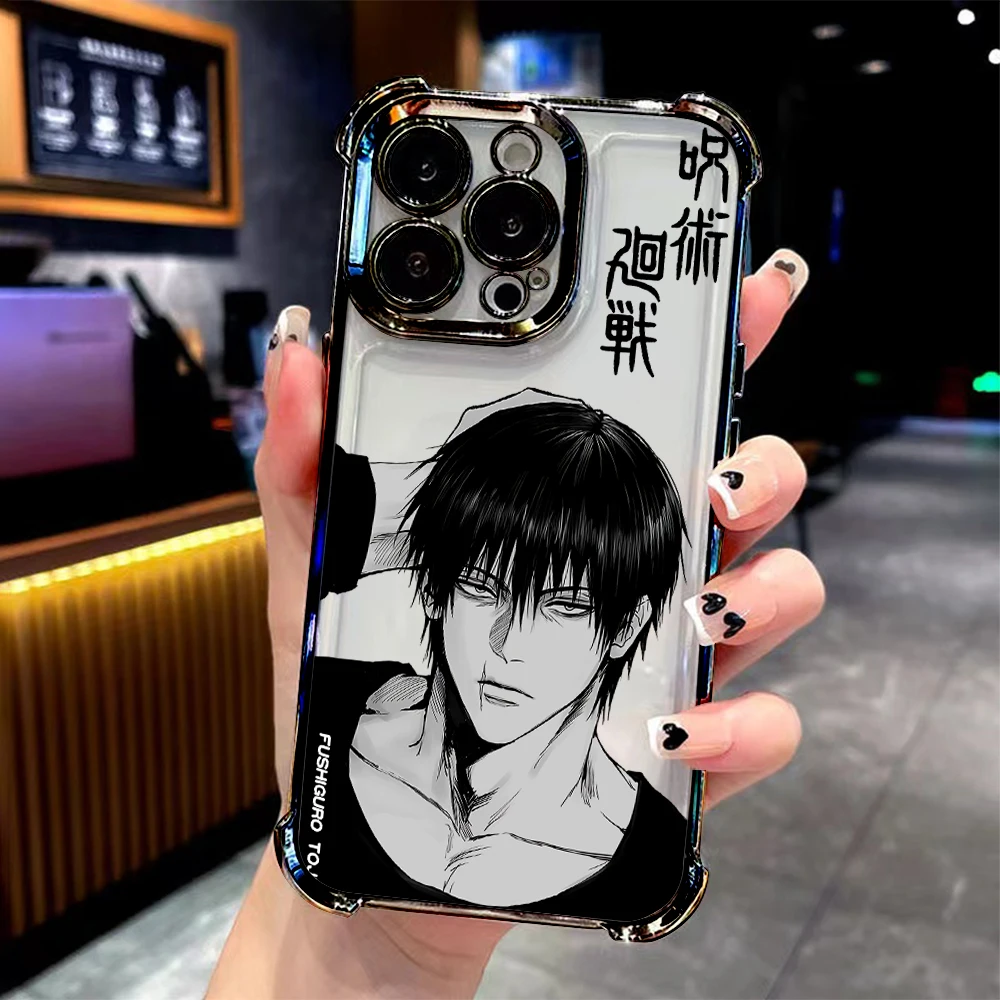 Stylish Anime Jujutsu Kaisen Plating Phone Case