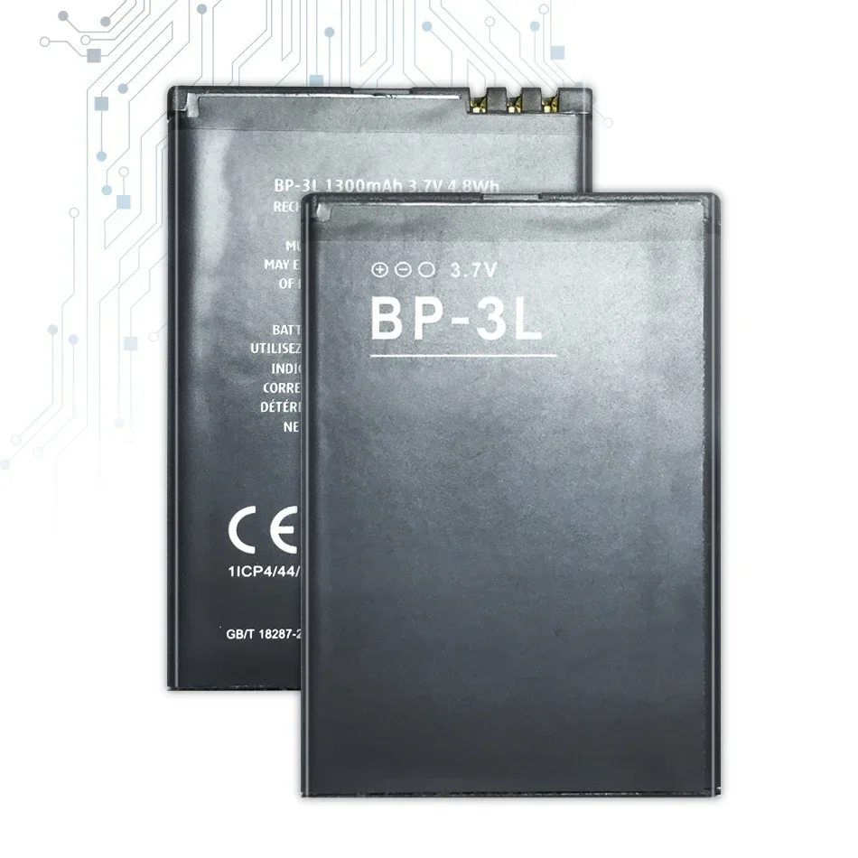 Bp-3L Batteria Di Ricambio Per Nokia Lumia 710 610 303 3030 510 603 610C 1300Mah Bp 3L Bp3L Batteria + Numero Di Tracciamento