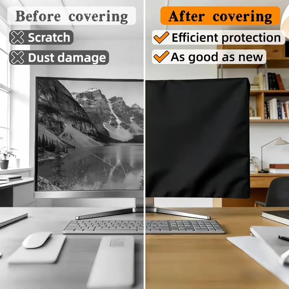 Premium Dust-Resistant and UV-Protective Computer Monitor Cover
