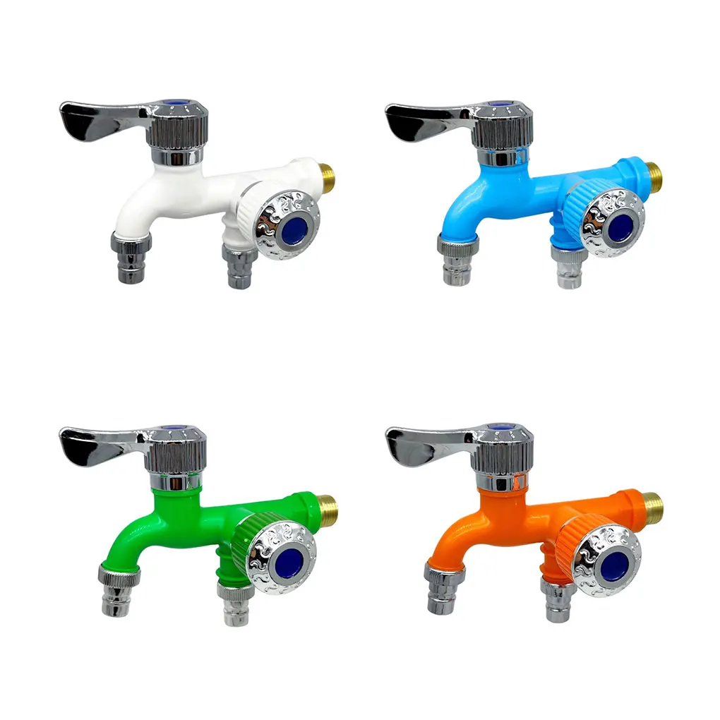 Washing Machine Faucet Double Outlet 1 In 2 Out Laundry Washer Water