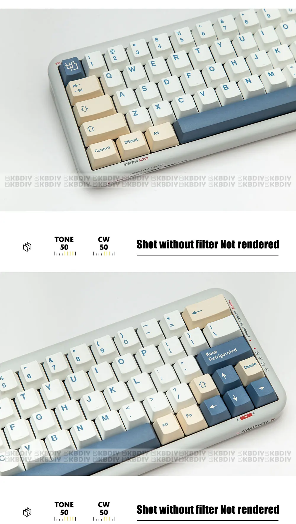 Mecânico DIY personalizado, PBT XDA Cereja, ISO, japonês, coreano, OEM