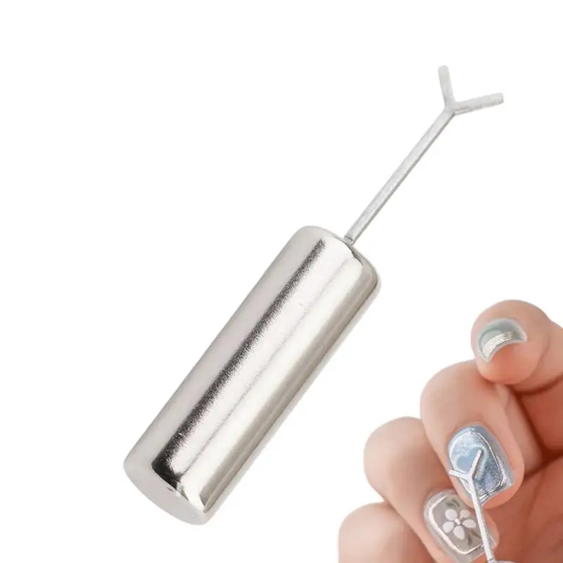 Heart Magnet For CatEye Gel Polish Heart CatEye Magnet For Nails DIY Manicure Kit With Y-Shaped Guide Sticks Manicure Tools
