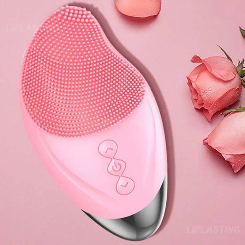 Facial Massager Silicone Cleansing Brush Eye Massage Tool Face Cleaner Deep Cleaning Pores Skin Health Care Device Rechargeable images - 6