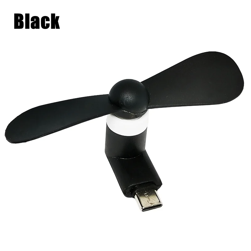 1W Creative Portable Mini Micro USB Fan mini fan cooling fan mini exhaust fan Mobile Phone Power Bank Fan USB Cool Gadgets Cooling Fans For Macbook Pro Type-C Android