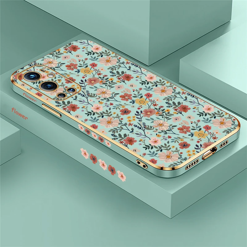 Luxury Soft Silicone Flower Pattern Back Cover Case