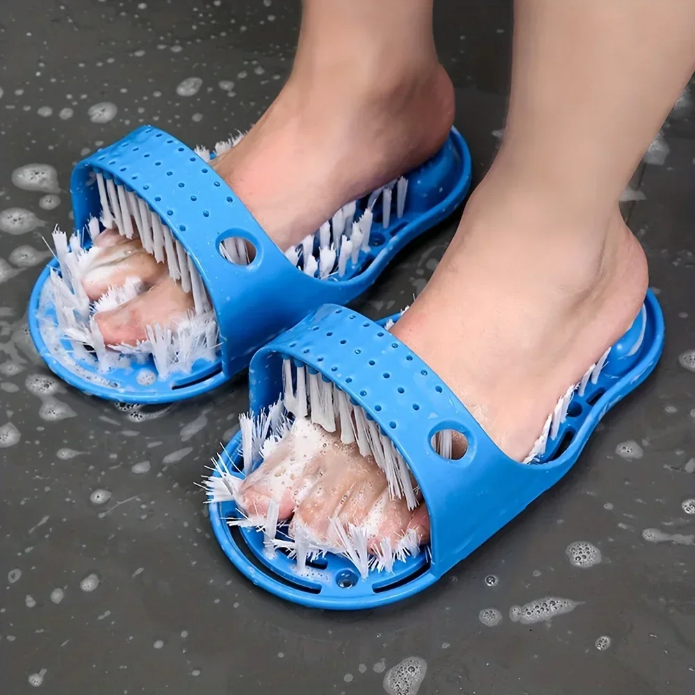 High Reliability Shower Foot Cleaner Foot Washing Brush Foot Scrub Massage Dead Skin Remover With Suction Cup for Bathing Hotels 1