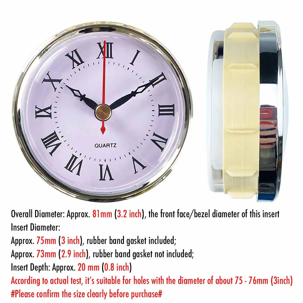 Mcdfl-ヴィンテージクリスタル時計のセット,風景のための小さな時計