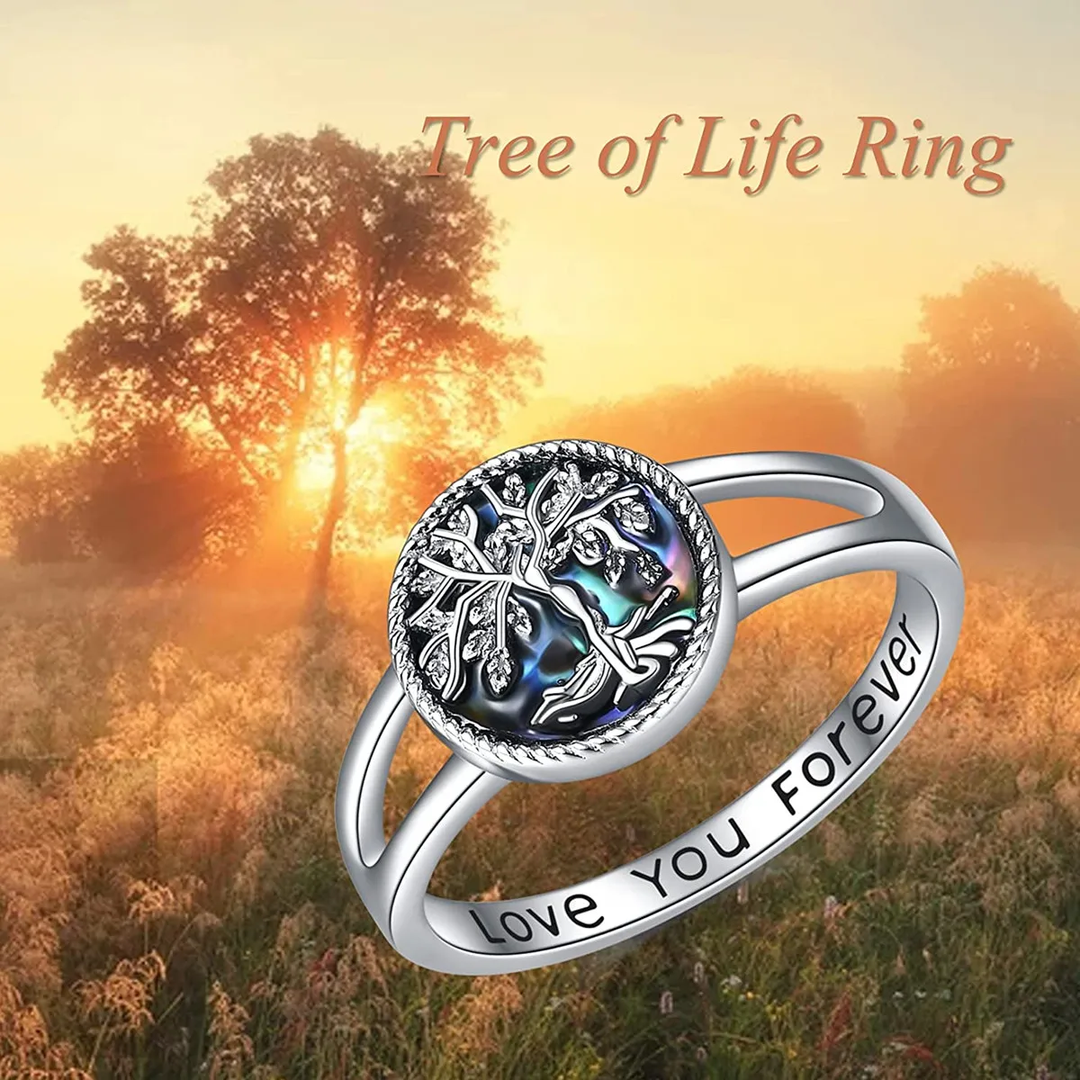 Oval Tree Of Life Irish Gift 925 Sterling Silver Bridesmaid Popular Women  Ring at Rs 866/piece | Wedding Ring Collection in Jaipur | ID: 22546533255