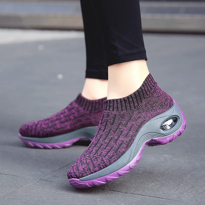 

Women Sneakers Fashion Breathable Mesh Casual Shoes Platform Sneakers Platform Woman Vulcanize Shoes Walking Zapatillas Mujer