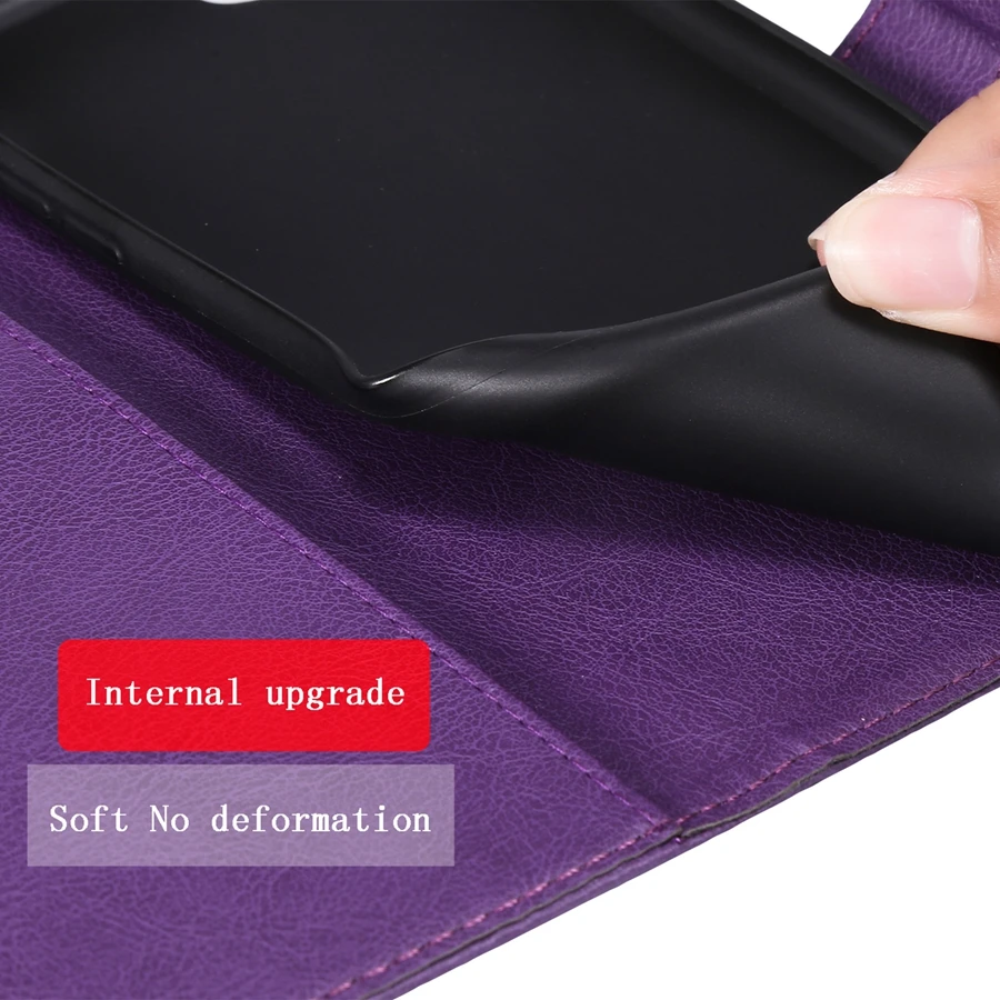 Leather Flip Wallet Card Case