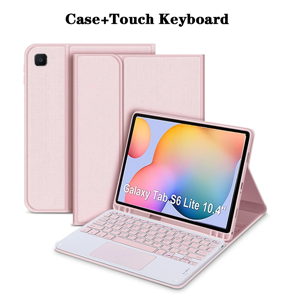 Premium Tablet Case and Keyboard Cover with Pencil Holder, 10.4-Inch